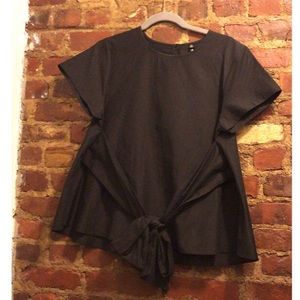 Design Lab size Large black tie from cotton top